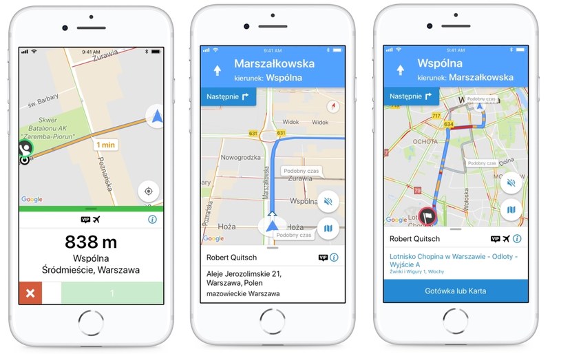 mytaxi łączy się z Mapami Google /materiały prasowe