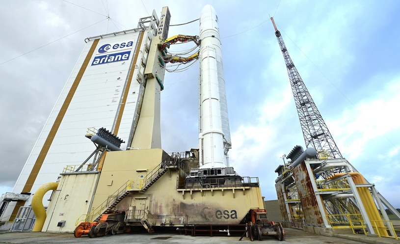 Na 13 kwietnia zaplanowany jest start misji rakiety Ariane 5. /POOL DIDIER LEBRUN/Belga News Ag / ddp images / Forum /Agencja FORUM