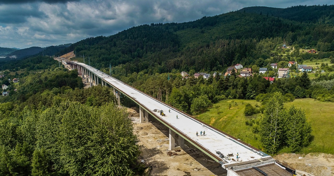 Na 8-km odcinku drogi S1 powstanie aż pięć estakad /GDDKiA