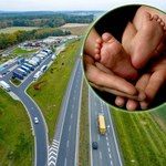 Na autostradzie A1 urodziło się dziecko. Pomogło ITD i kierowca ciężarówki
