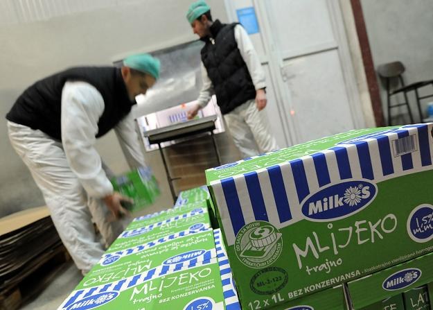 Na Bałkanach jest wielka afera mleczna /AFP