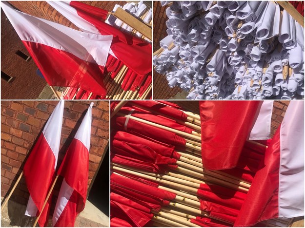 Na Błoniach rozstawimy 10 tysięcy flag /Monika Kamińska /RMF FM