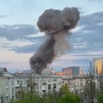 Na centrum Kijowa spadły rakiety. "Pocztówka z Moskwy"