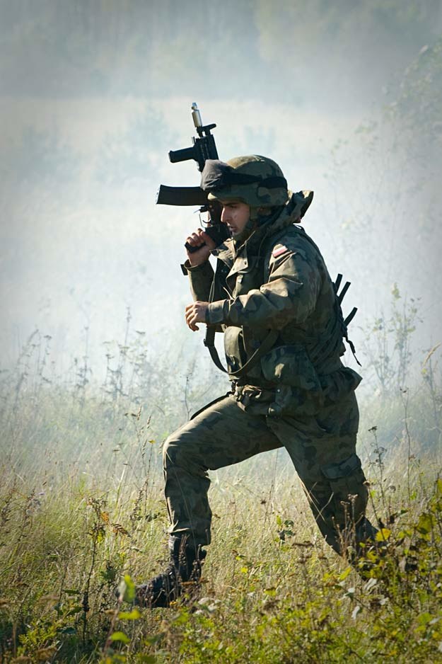 Na ćwiczeniach Anakonda 2010 /fot. Adam Roik, Combat Camera DOSZ /