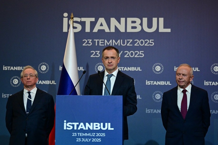 Na czele rosyjskiej delegacji w Stambule stał Władimir Miediński /AA/ABACA/Abaca/East News /East News