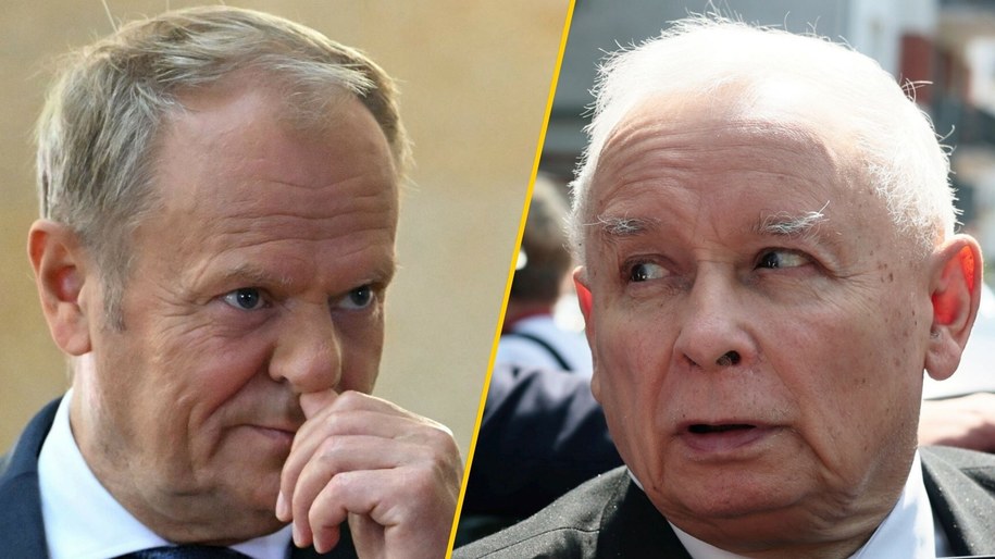 Na czele sondażowego wyścigu utrzymuje się pat między Koalicją Obywatelską a Prawem i Sprawiedliwością. fot. Anita Walczewska/SERGEI GAPON/AFP /East News