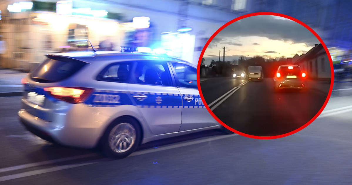 Na czołówkę z policją. Wiemy dlaczego patrol nie zareagował /East News