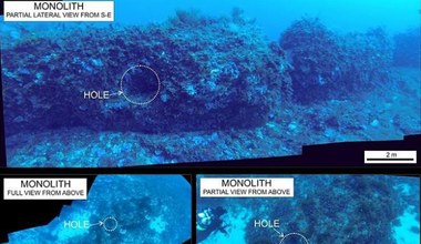 Na dnie Morza Śródziemnego odnaleziono tajemniczy monolit