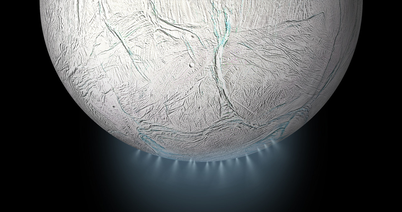 Na Enceladusie może skrywać się życie /NASA