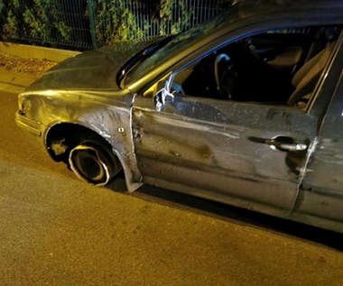 Na feldze bez opony jechał po alkohol