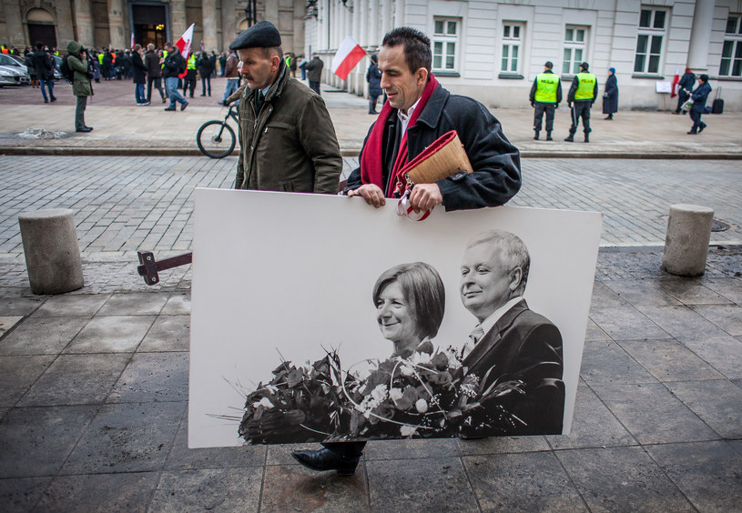 Na fotografii Lech i Maria Kaczyńscy /AFP
