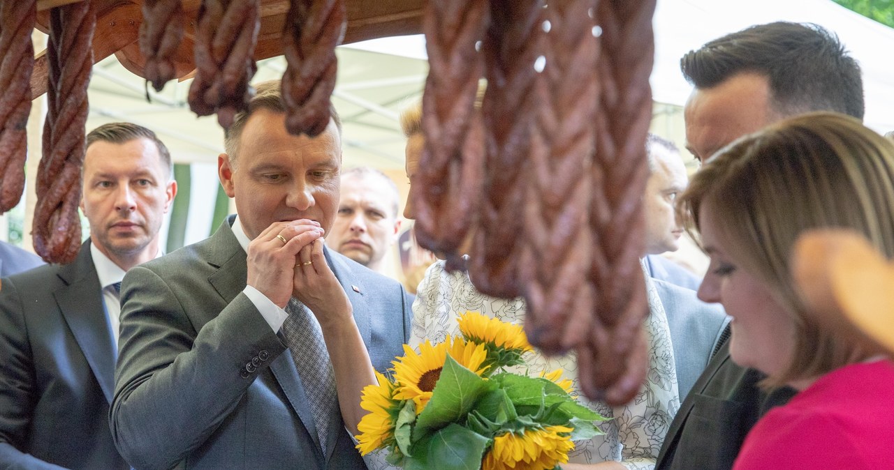 Na gali AgroLigi nie zabrakło polskich specjałów /Grzegorz Banaszak /Reporter