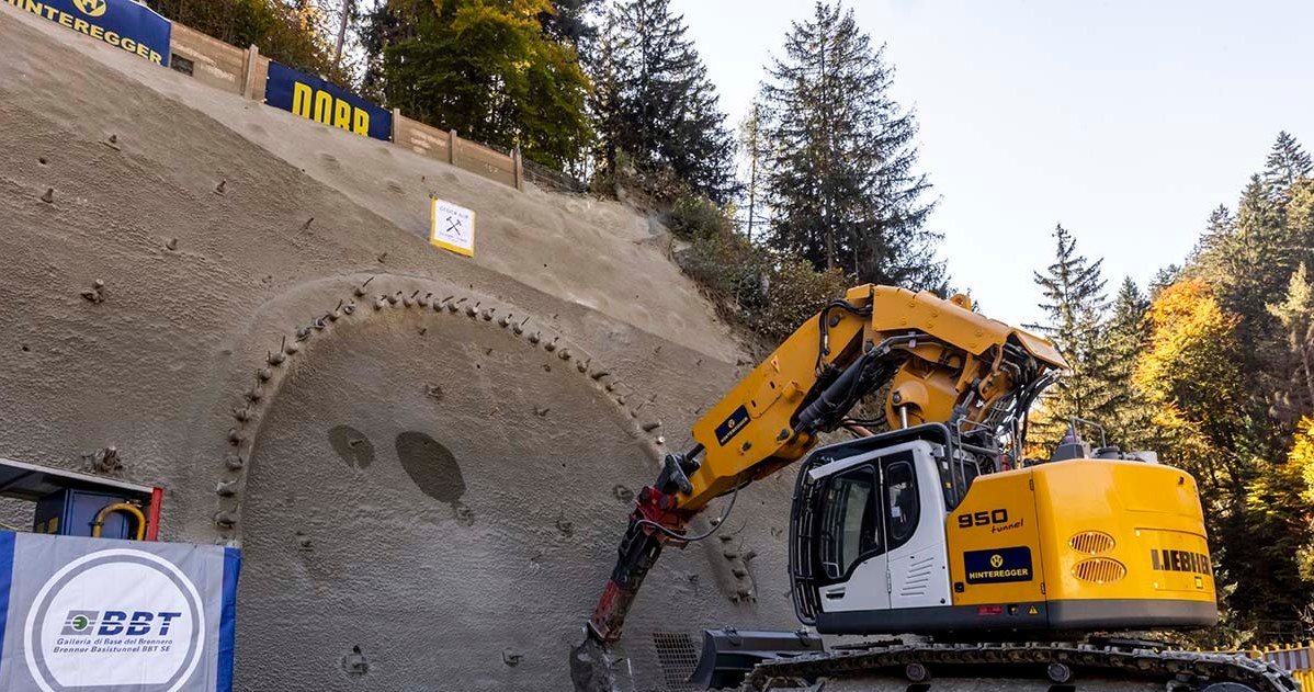 Na granicy Austrii i Włoch powstanie najdłuższy tunel na świecie, mierzący 64 km trasy kolejowej /www.bbt-se.com/materiały prasowe /