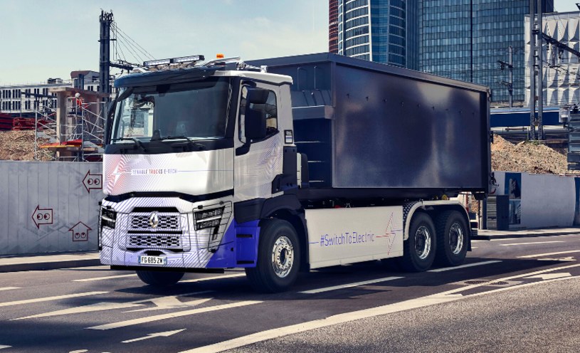Na jednym ładowaniu nowe ciężarówki Renault Trucks mają przejeżdżać do 300 km. /Renault Trucks /materiały prasowe