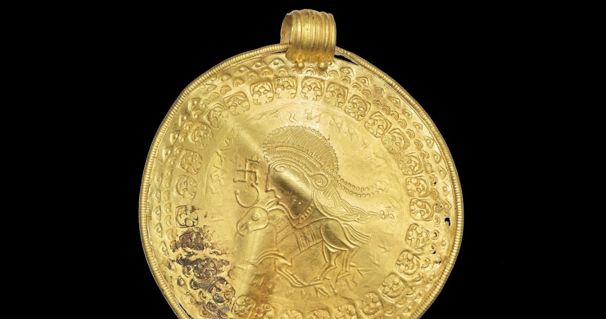 Na jednym ze starożytnych medalionów odkryto zaskakującą inskrypcję. Zawiera imię nordyckiego boga Odyna /Duńskie Muzeum Narodowe /domena publiczna