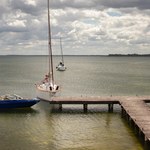 Na jeziorze Śniardwy odnaleziono zatopioną przed rokiem łódź żaglową [FILM]