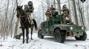 Na koniu i z "oszczepem"! Tak Ukraińcy polują na rosyjskie czołgi