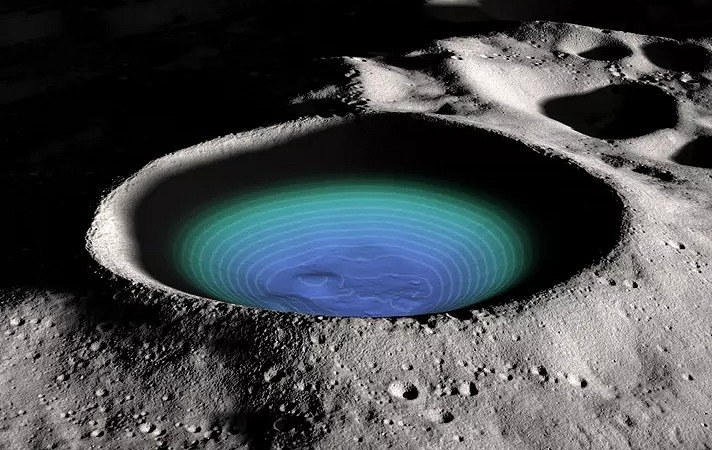 Na Księżycu woda istnieje do dziś - jest jednak ukryta /NASA