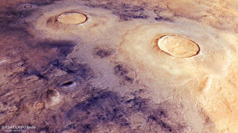 Na Marsie jest wiele zaskakujących formacji skalnych /ESA/DLR/FU Berlin, CC BY-SA 3.0 IGO /domena publiczna