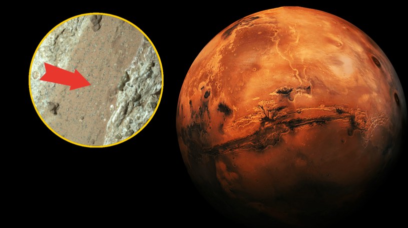 Na Marsie odkryto skałę z potencjalnymi śladami obcego życia