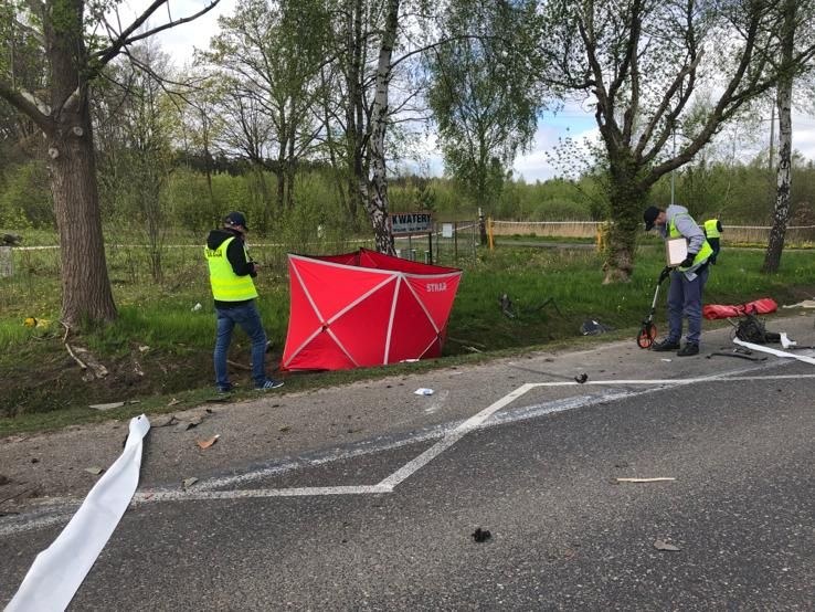 Na miejscu zdarzenia pracują policjanci i prokurator /Policja