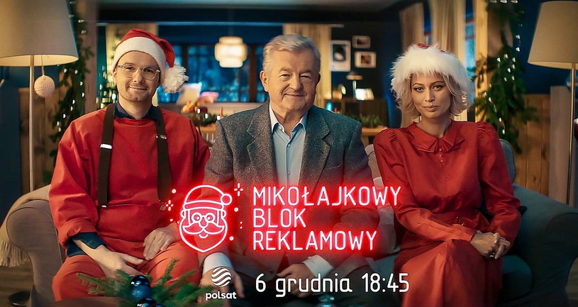 Na Mikołajkowy Blok Reklamowy zapraszają Katarzyna Zdanowicz i Jarosław Gugała /Polsat /materiały prasowe