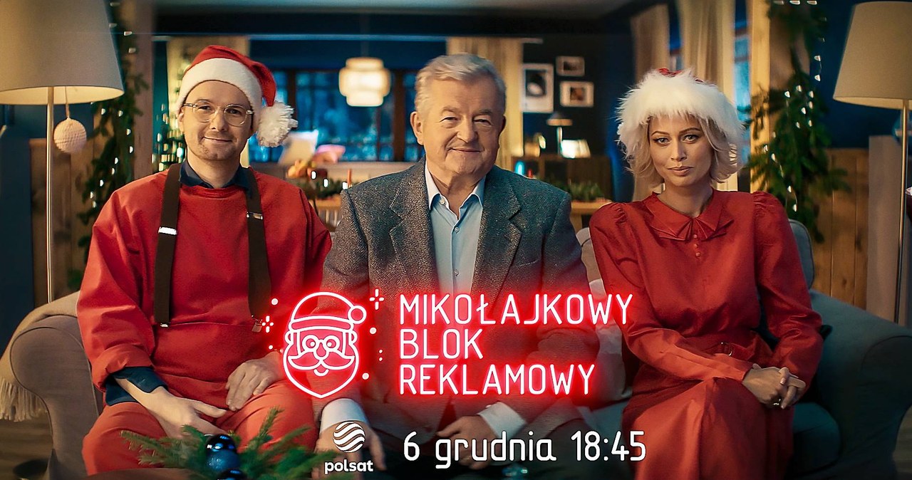 Na Mikołajkowy Blok Reklamowy zapraszają Katarzyna Zdanowicz i Jarosław Gugała /Polsat /materiały prasowe