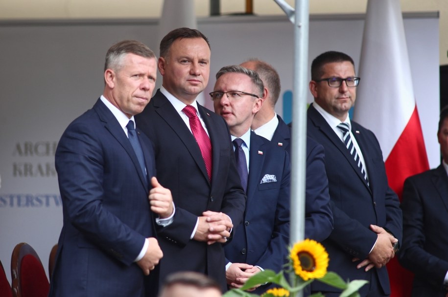 Na mszy pojawił się prezydent Andrzej Duda //Łukasz Gągulski /PAP/EPA