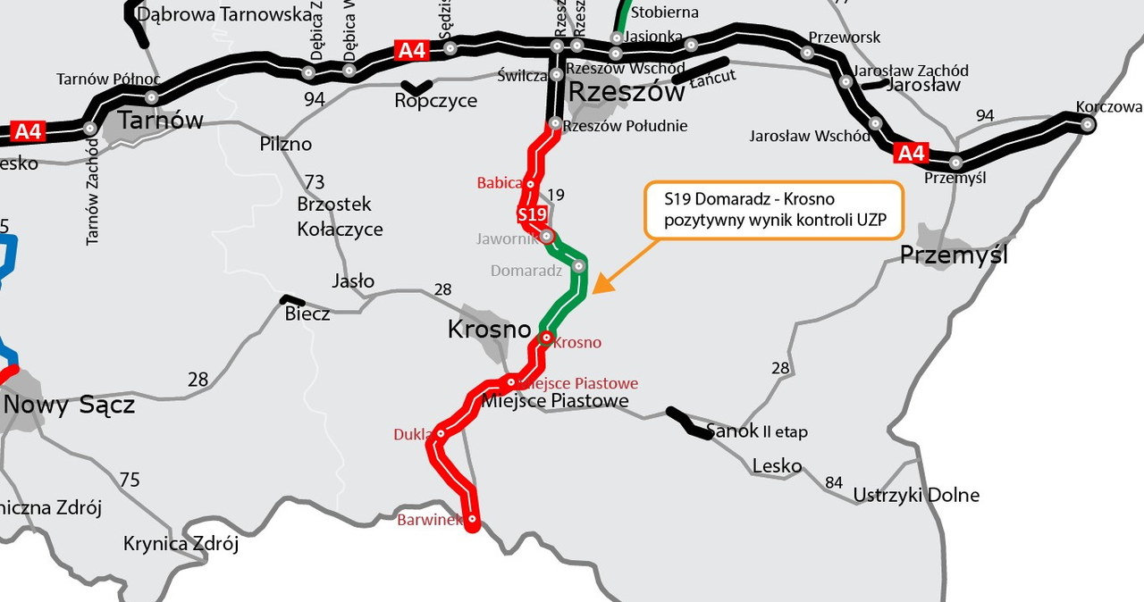 Na nowy odcinek, który m.in. ułatwi dojazd w Bieszczady, będziemy musieli poczekać jeszcze kilka lat /GDDKiA