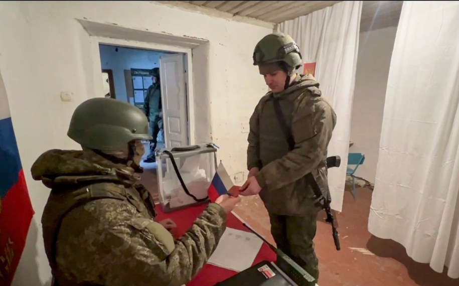 Na okupowanych terenach Ukrainy trwają rosyjskie wybory /RUSSIAN DEFENCE MINISTRY PRESS S HANDOUT /PAP/EPA