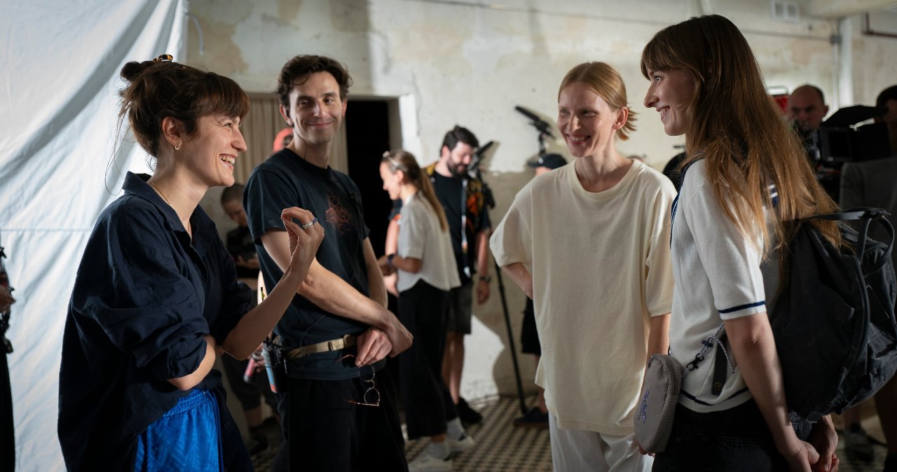 Na planie filmu Emi Buchwald "Nie ma duchów w mieszkaniu na Dobrej", fot. K. Grabowska /Studio Munka-SFP  /materiały prasowe