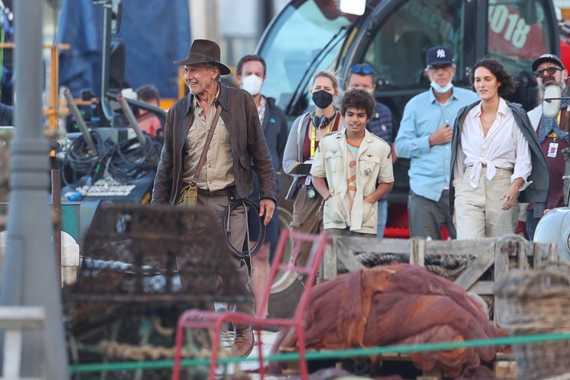 Na planie filmu "Indiana Jones 5" /Robino Salvatore/GC Images /Getty Images