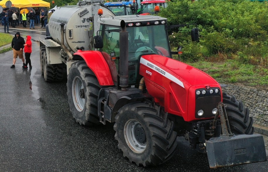 Na początku sierpnia rolnicy protestowali w Rękoraju /	Grzegorz Michałowski   /PAP