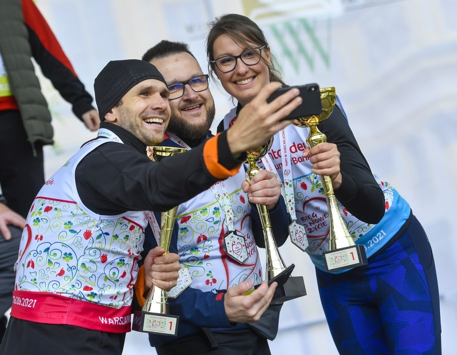 na podium 19. Biegu po Nowe Życie /Materiały prasowe