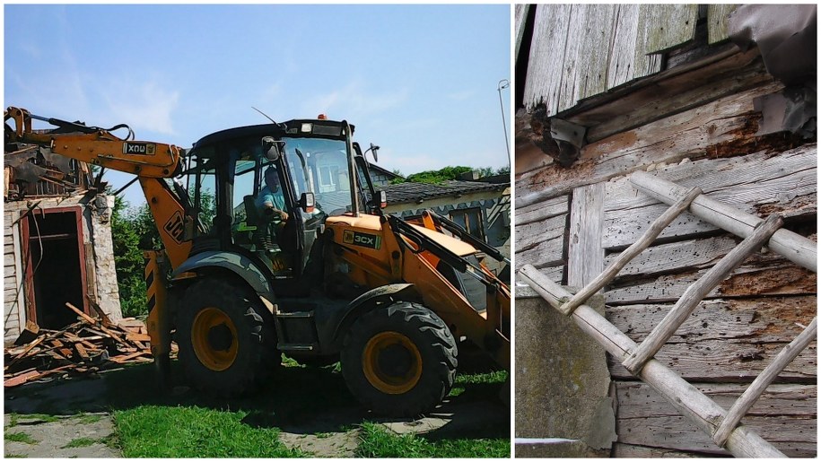 Na podwórko pana Grzegorza wjechał ciężki sprzęt... /RMF FM