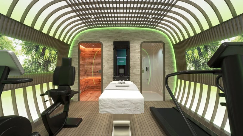 Na pokładzie przewidziano nawet pomieszczenie do masażu / zdjęcie: Lufthansa Technik AG /domena publiczna
