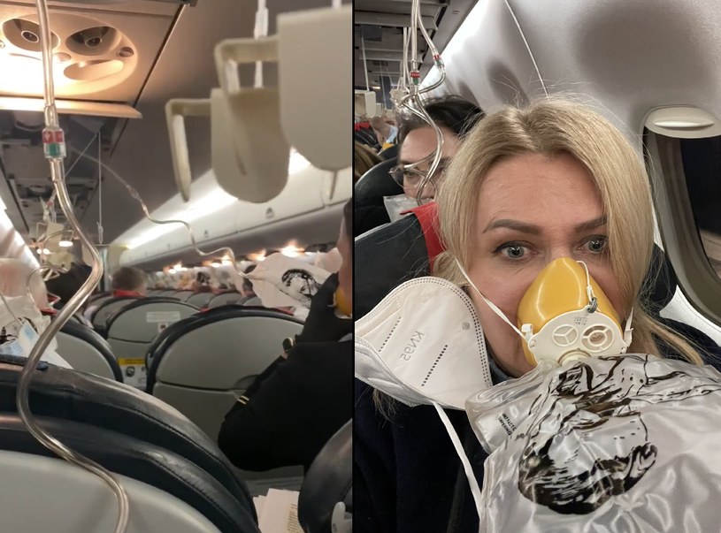Na pokładzie samolotu byli polscy europosłowie Robert Biedroń i Elżbieta Łukacijewska /Robert Biedroń/Elżbieta Łukacijewska /Twitter