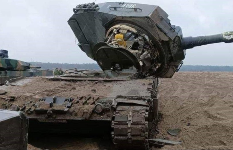 Na poligonie w Polsce doszło do wypadku z udziałem czołgów Leopard 2 /Clash Report /Twitter