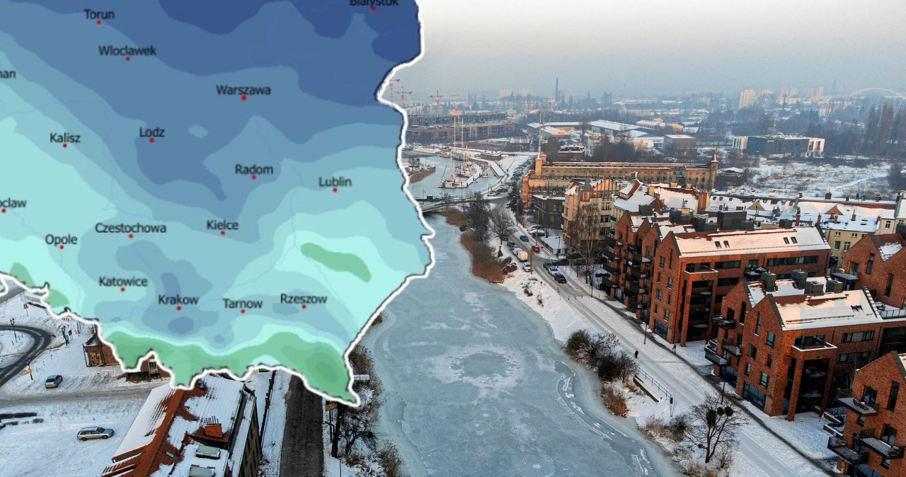 Na południu będzie najcieplej - miejscami w ciągu dnia może być do około dwóch stopni ciepła. Tam trzeba będzie jednak uważać na marznące opady powodujące gołoledź /MIchał Ryniak/Agencja Wyborcza.pl/WXCHARTS /