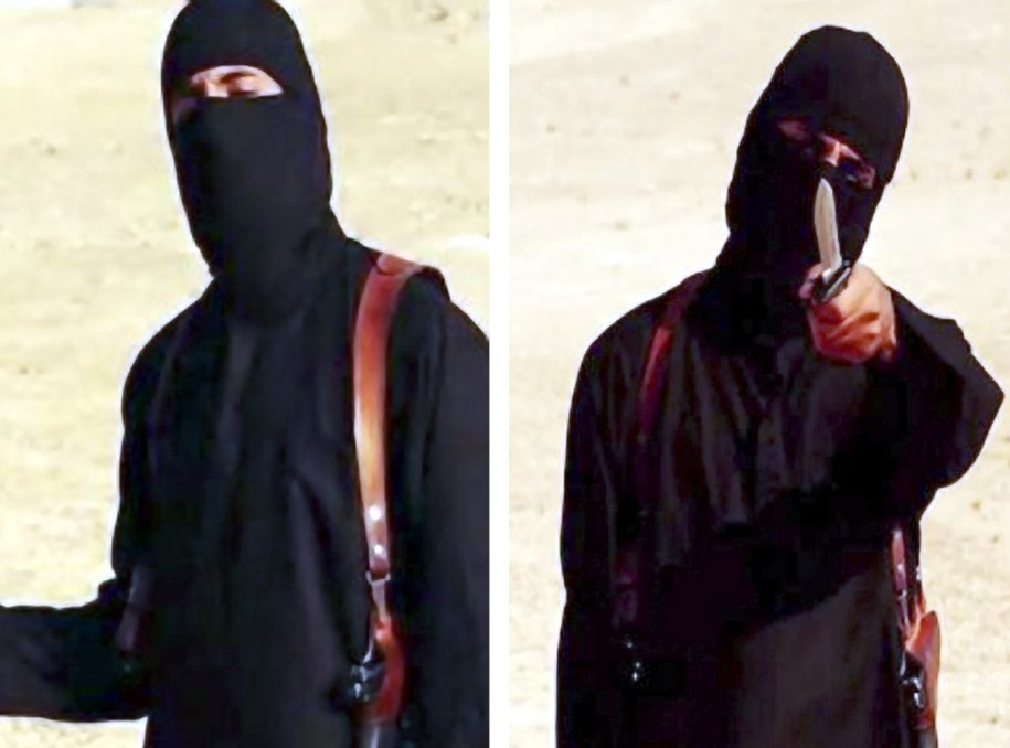 Na poprzednich nagraniach pojawiał się jeden z bojowników, nazwany Jihadi John / 	ISLAMIC STATE VIDEO / HANDOUT    /PAP/EPA