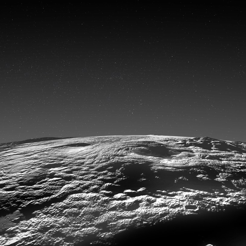 Na powierzchni Plutona istnieją aktywne kriowulkany /Johns Hopkins University Applied Physics Laboratory/Southwest Research Institute/Isaac Herrera/Kelsi Singer  /NASA
