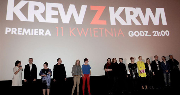 Na premierze serialu "Krew z krwi" /Agencja W. Impact