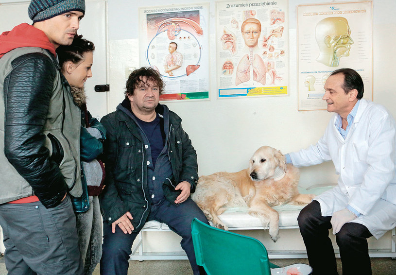 Na prośbę przygnębionego Kusego doktor Wezół opatrzy ukochanego psa malarza /Świat Seriali