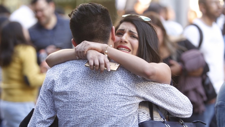 Na razie nie ma informacji o ewentualnych ofiarach i poważniejszych zniszczeniach. /SASHENKA GUTIERREZ /PAP/EPA