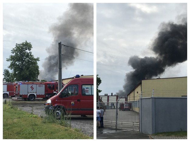 Na razie nie wiadomo, co było przyczyną pożaru /Marcin Buczek /RMF FM