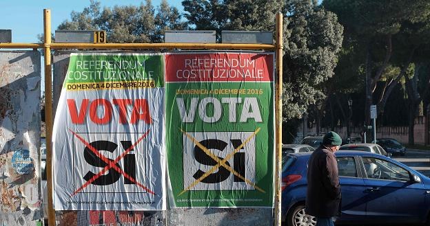 Na rynkach finansowych panują nerwowe nastroje przed referendum we Włoszech /AFP
