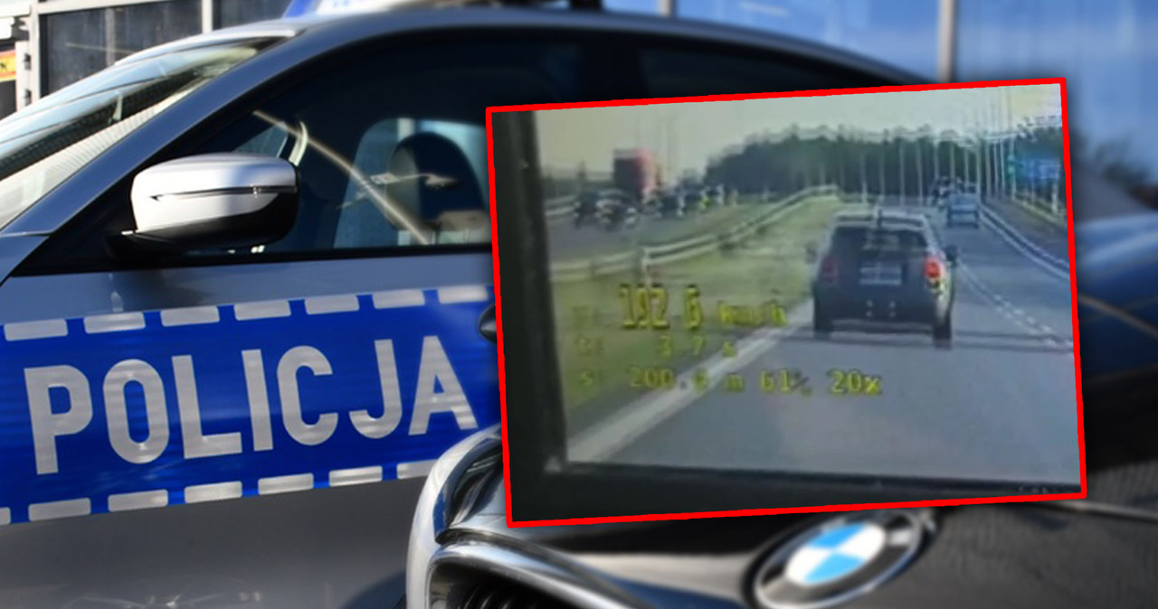 Na S7 przekroczył dozwoloną prędkość o 72 km/h. Zadziałało prawo recydywy /Mazowiecka Policja /Policja