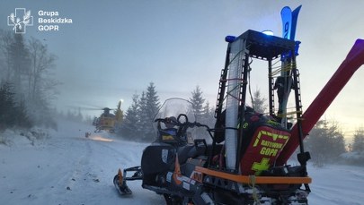 ​Na saneczkach w armatkę. Wiele interwencji GOPR w Beskidach