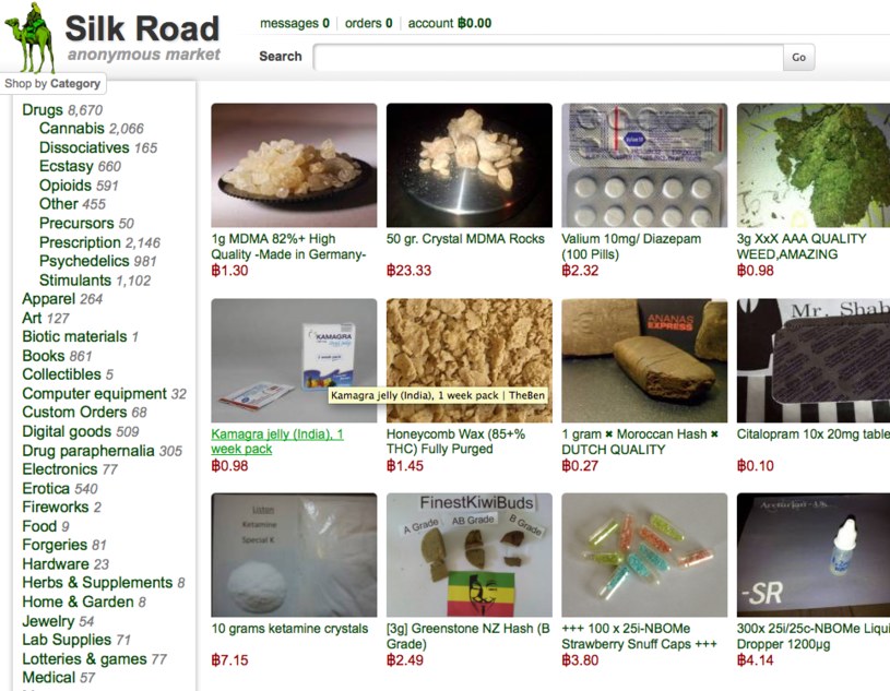 Na Silk Road można było zakupić wszystko to, czego próba zakupienia poza siecią skończyłaby się aresztowaniem /123RF/PICSEL