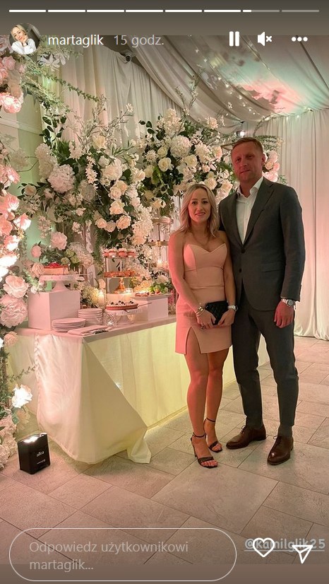 Na ślubie nie zabrakło Kamila i Marty Glik IG @martaglik/ /Instagram